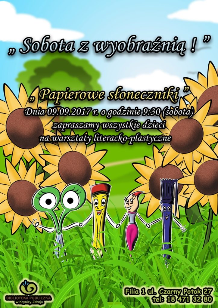 Papierowe słoneczniki