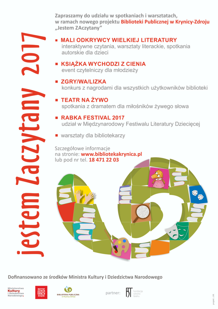 plakat jestem ZAczytany