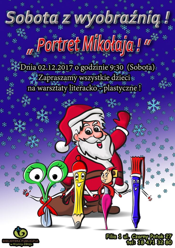 plakat portret mikołaja