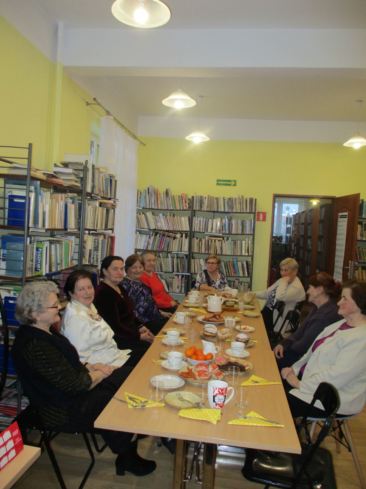 Spotkanie seniorek w tylickiej bibliotece