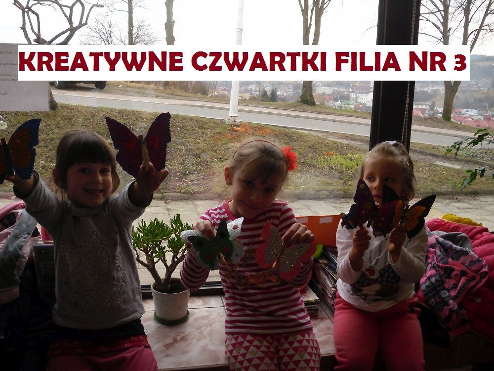 Motylki w bibliotece na Źródlanej