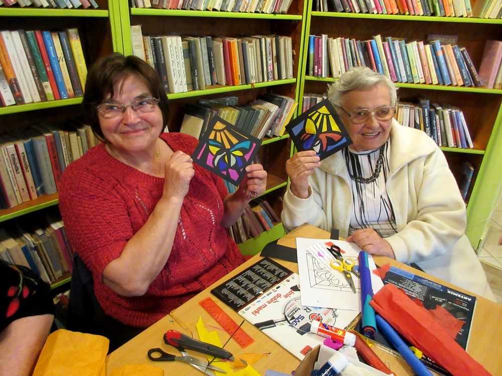 Jaworzynki z filii na Czarnym Potoku tworzą witraże