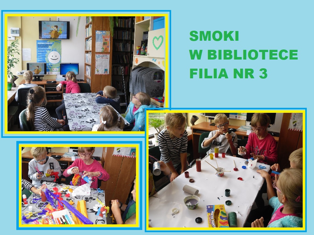 Smoki w bibliotece na ul. Źródlanej