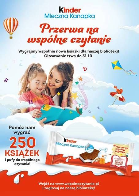 Głosujcie  na Bibliotekę w Krynicy
