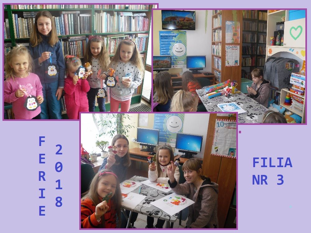 DRUGI TYDZIEŃ FERII W BIBLIOTECE NA ŹRÓDLANEJ