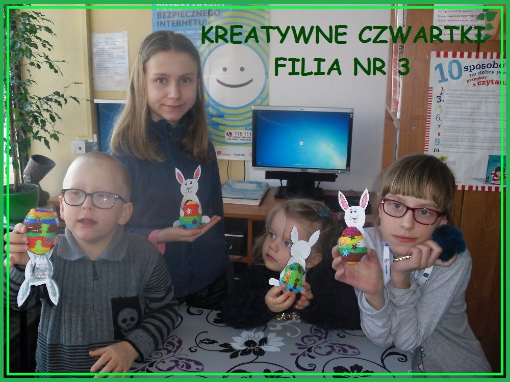 Kreatywne pisanki w filii nr 3
