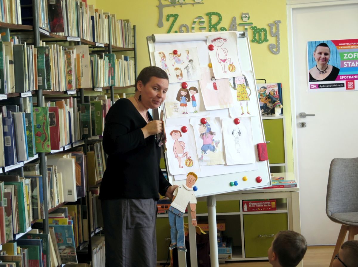 SPOTKANIE AUTORSKIE Z ZOFIĄ STANECKĄ W BIBLIOTECE W TYLICZU