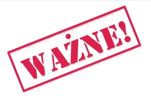 Ważny komunikat!