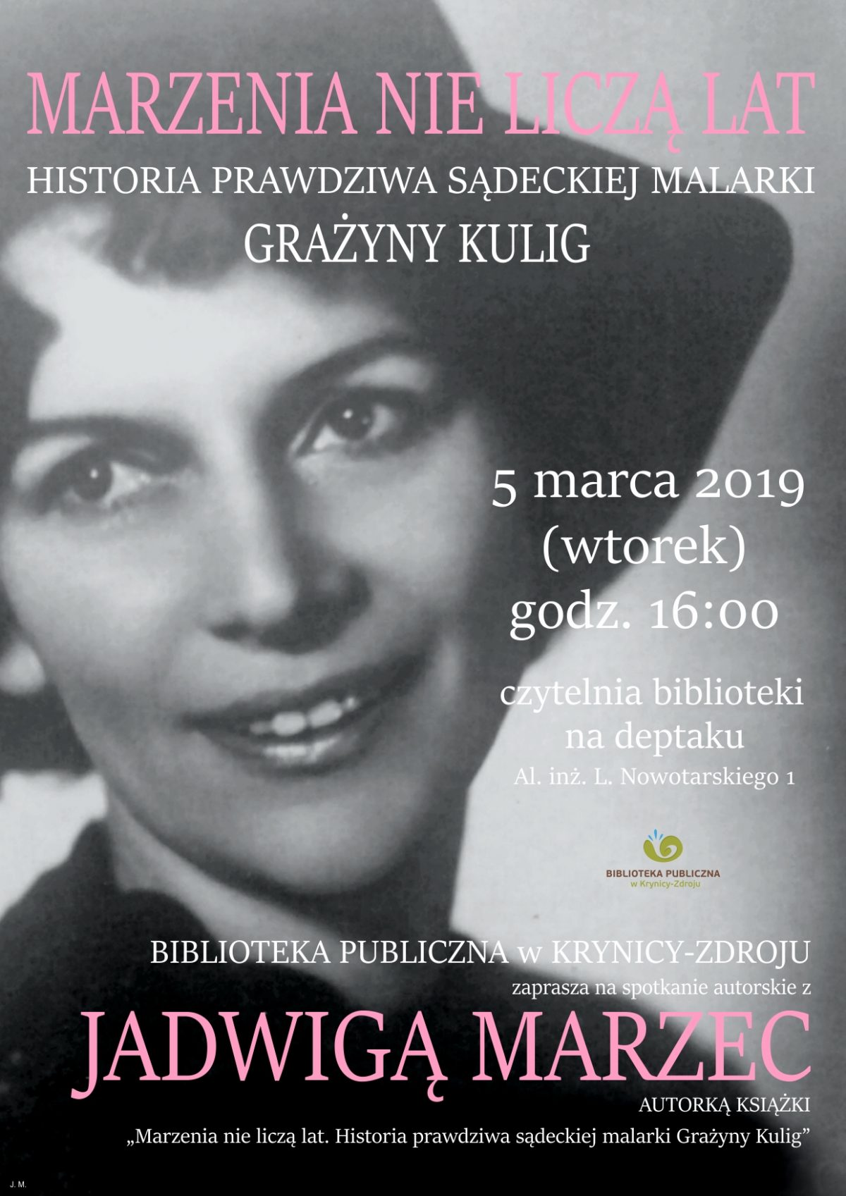 Zapraszamy na spotkanie z Jadwigą Marzec