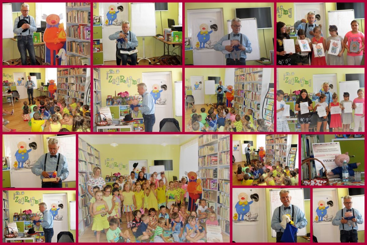 SPOTKANIE Z WOJCIECHEM WIDŁAKIEM W TYLICKIEJ BIBLIOTECE