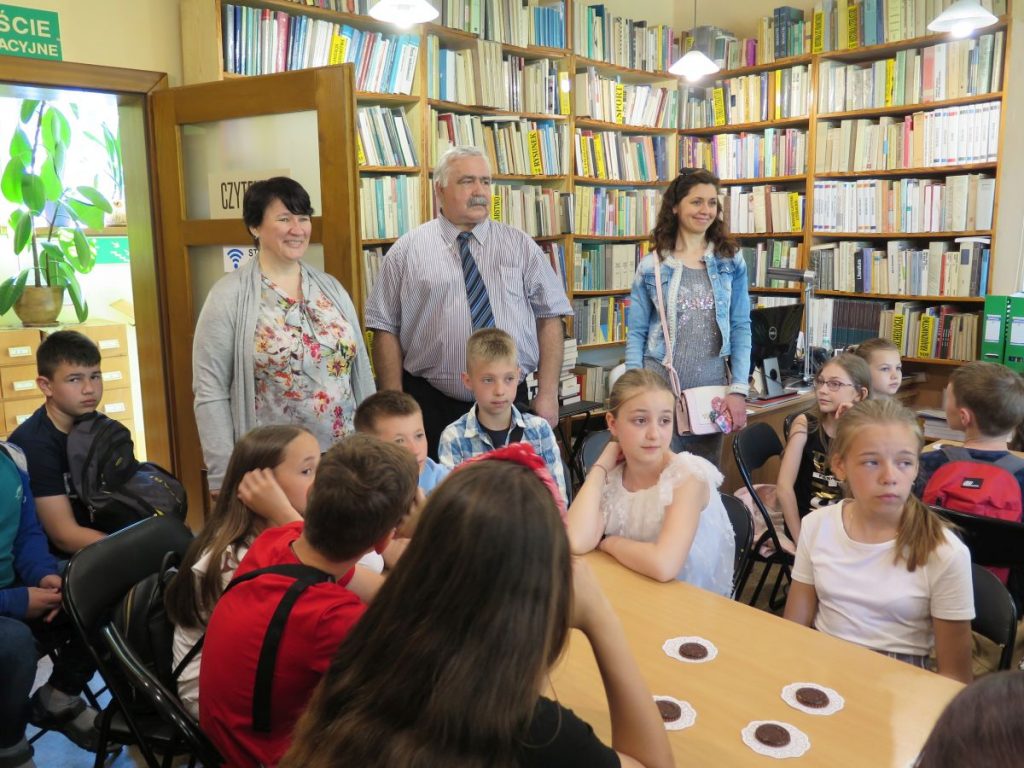 Młodzież z Ukrainy gościła w bibliotece