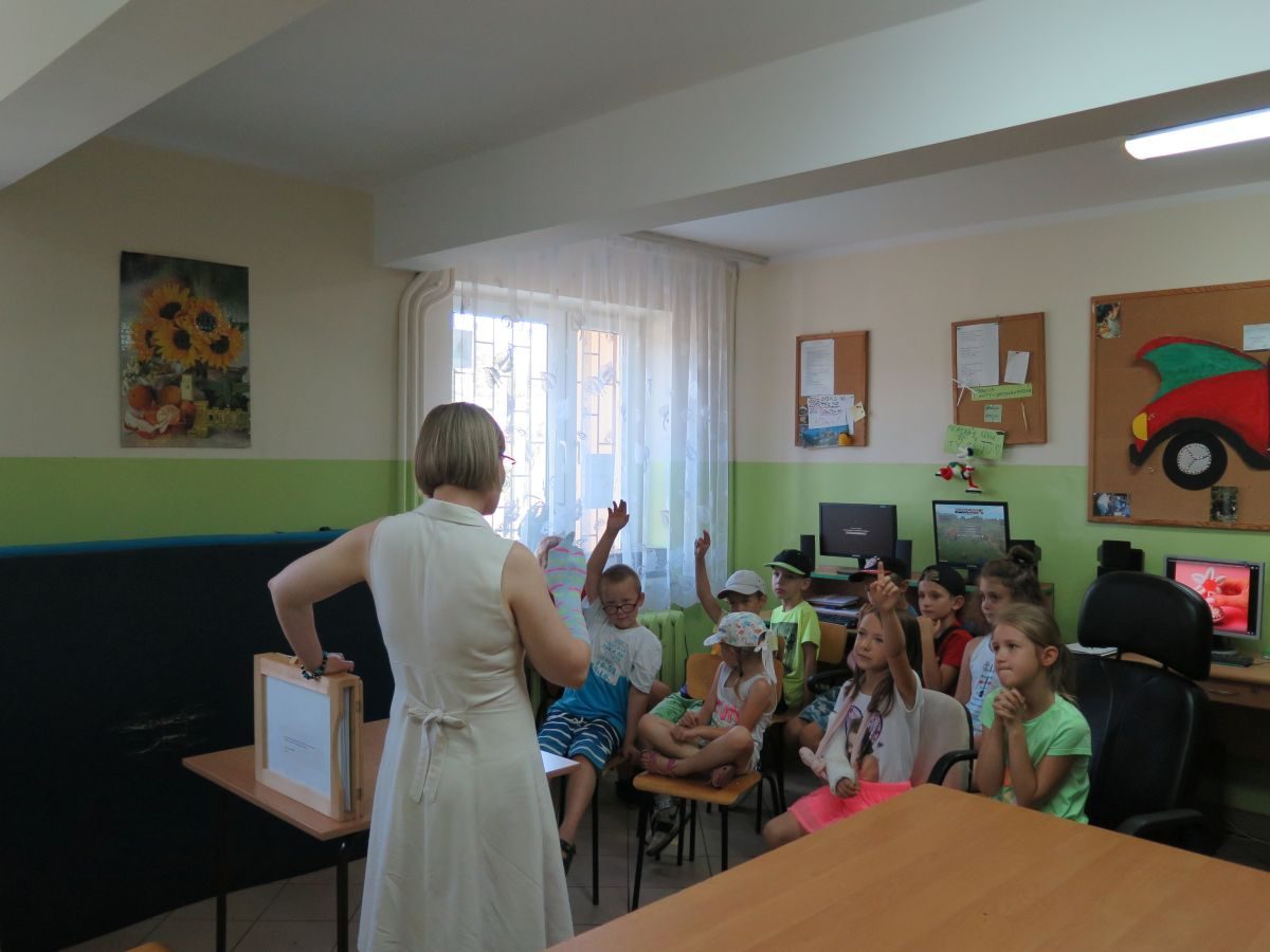 Skarpetkowe historie w świetlicy na Źródlanej
