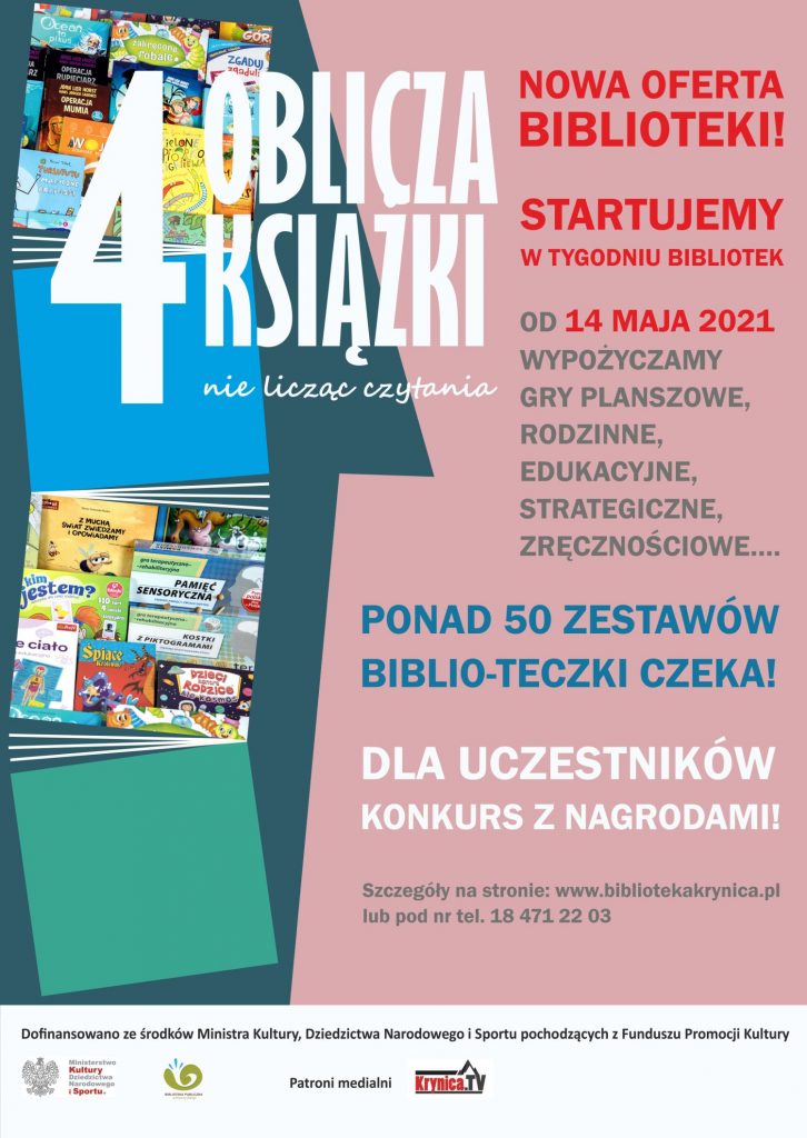 BIBLIO-teczki plakat promocyjny