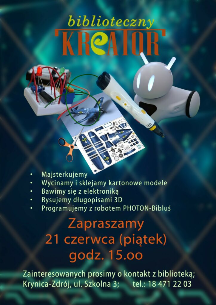 bibliotecznyKREATOR piątek21,06