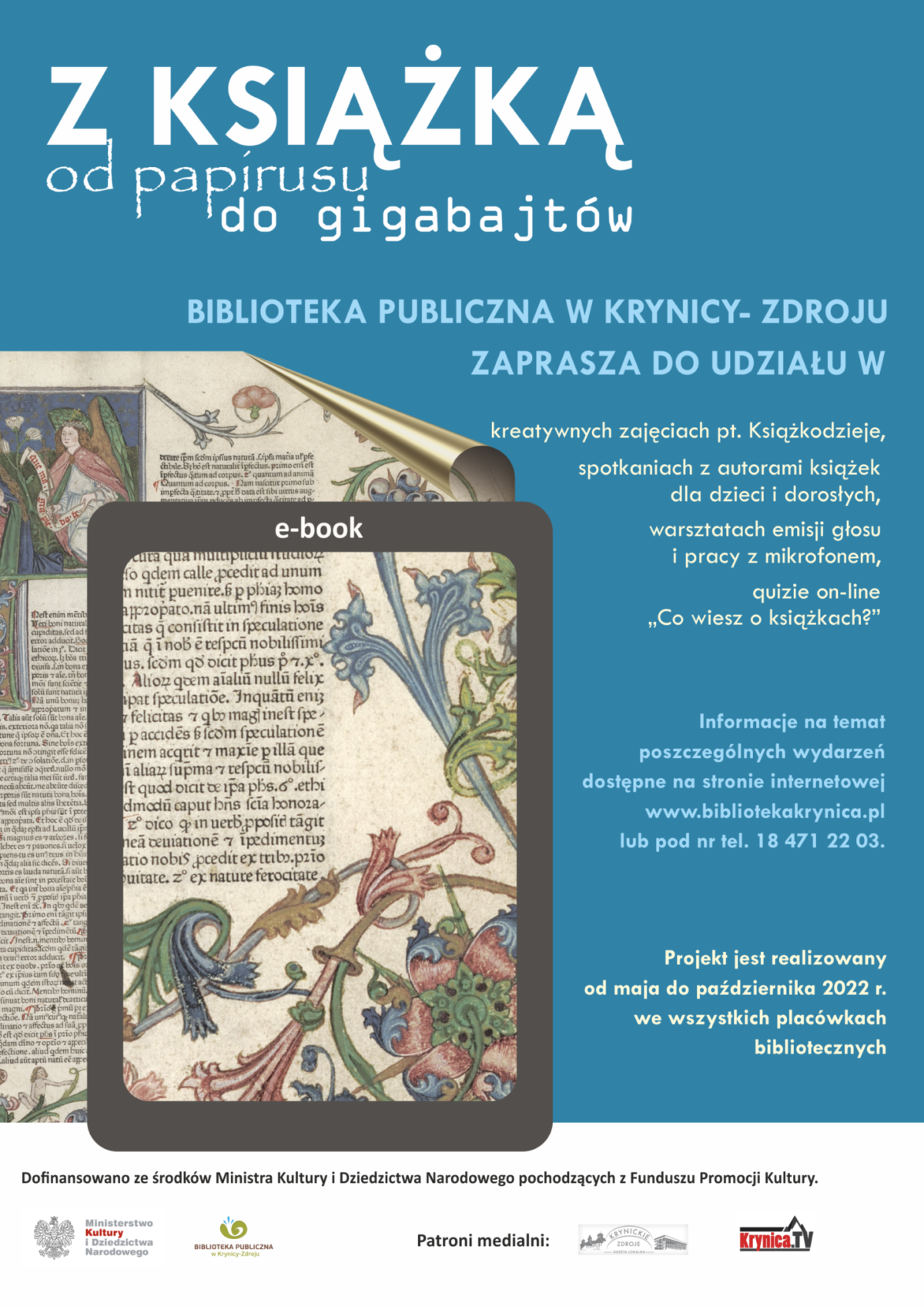 Z książką od papirusu do gigabajtów