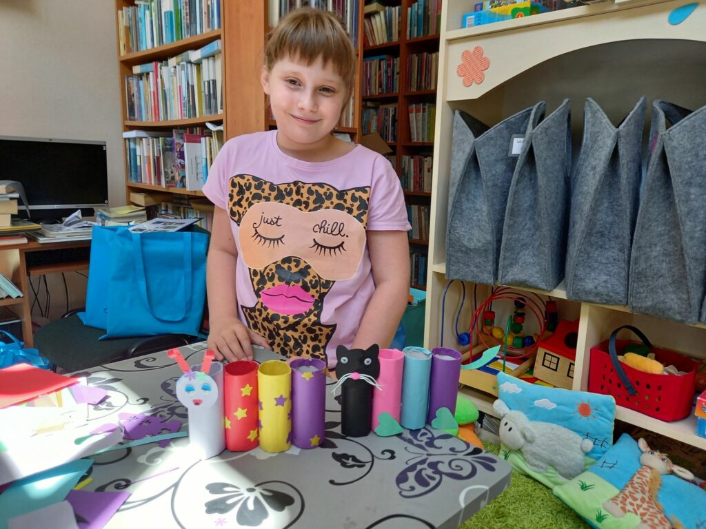 Wakacje z Biblioteką w filii Źródlana