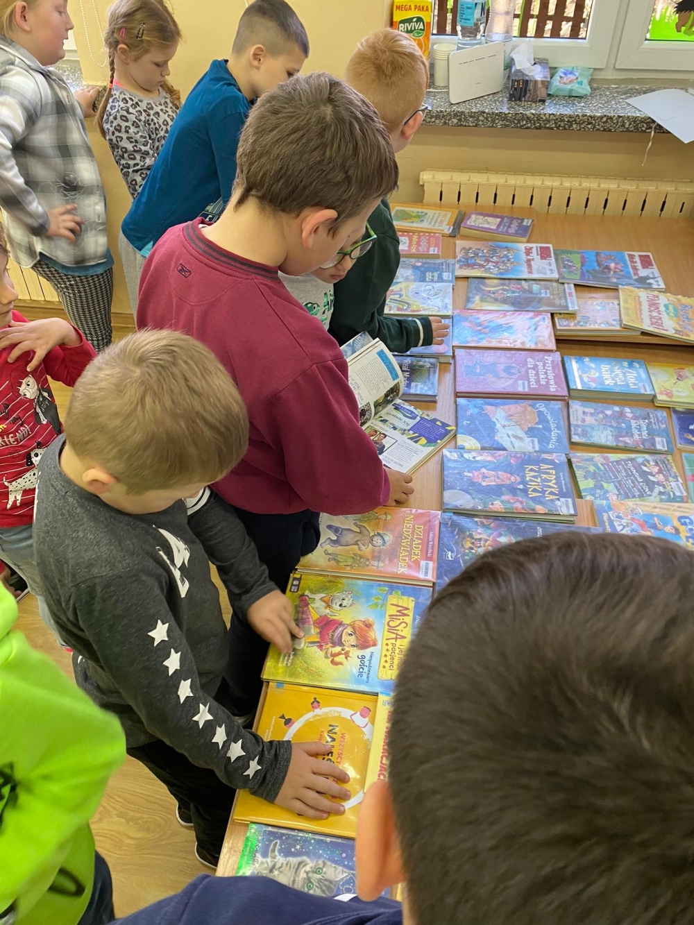 Współpraca Biblioteki ze Szkołą Podstawową w Mochnaczce Niżnej