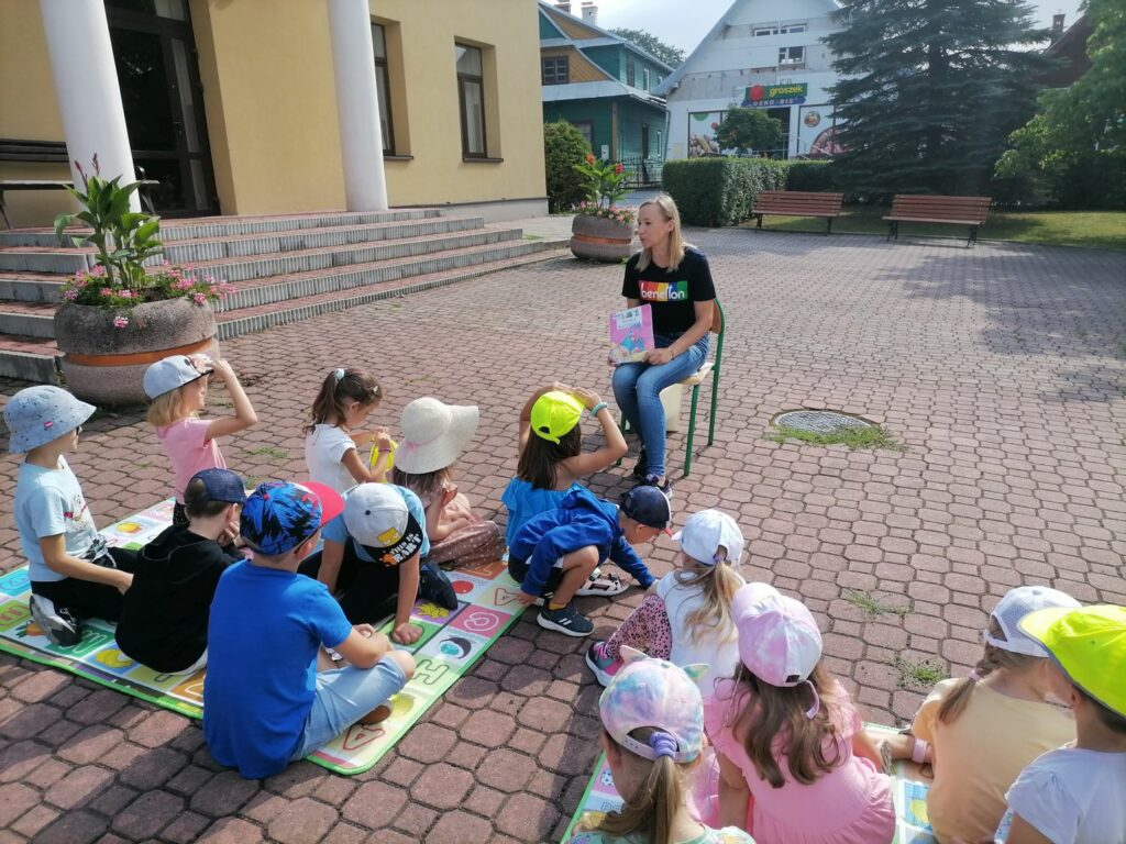 Wizyta Przedszkolaków z Krynicy-Zdroju w tylickiej bibliotece