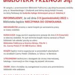 Bibliioteka - przenosiny