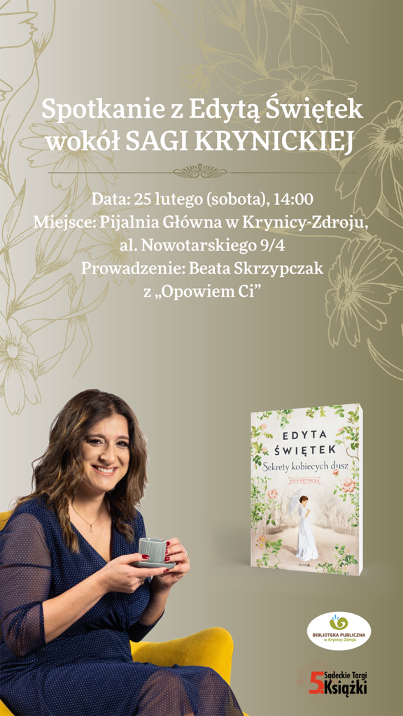 Relacja na IG_spotkanie z Edytą Świętek