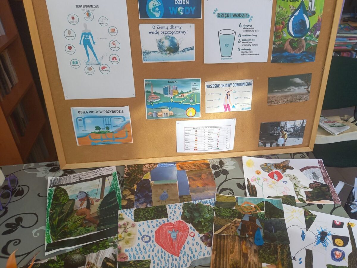 WODA TO SKARB – ZAJĘCIA KREATYWNE DLA DZIECI W BIBLIOTECE NA ŹRÓDLANEJ