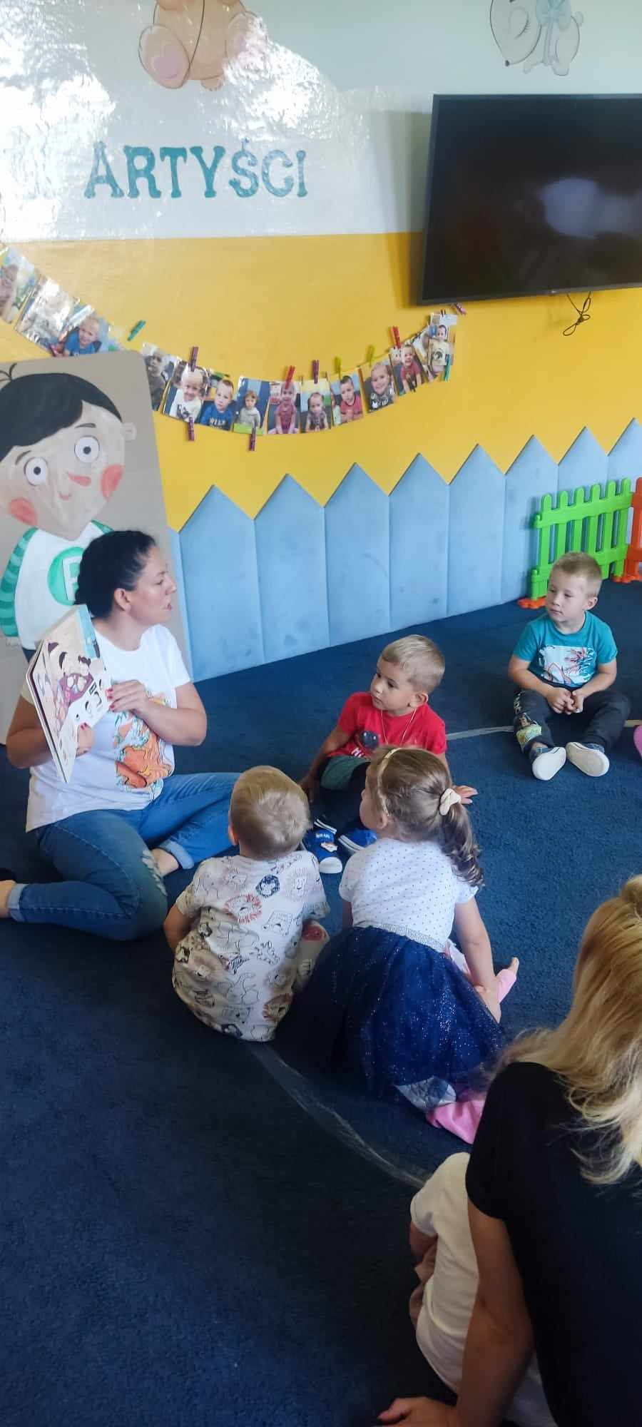Spotkanie z Puciem w przedszkolu w Mochnaczce Niżnej
