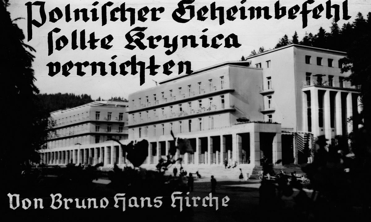 „Wojenne losy Krynicy i jej mieszkańców. Krynica 1939 – 1945″