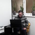 Na zdjęciu prelegent Tomasz Walczyk