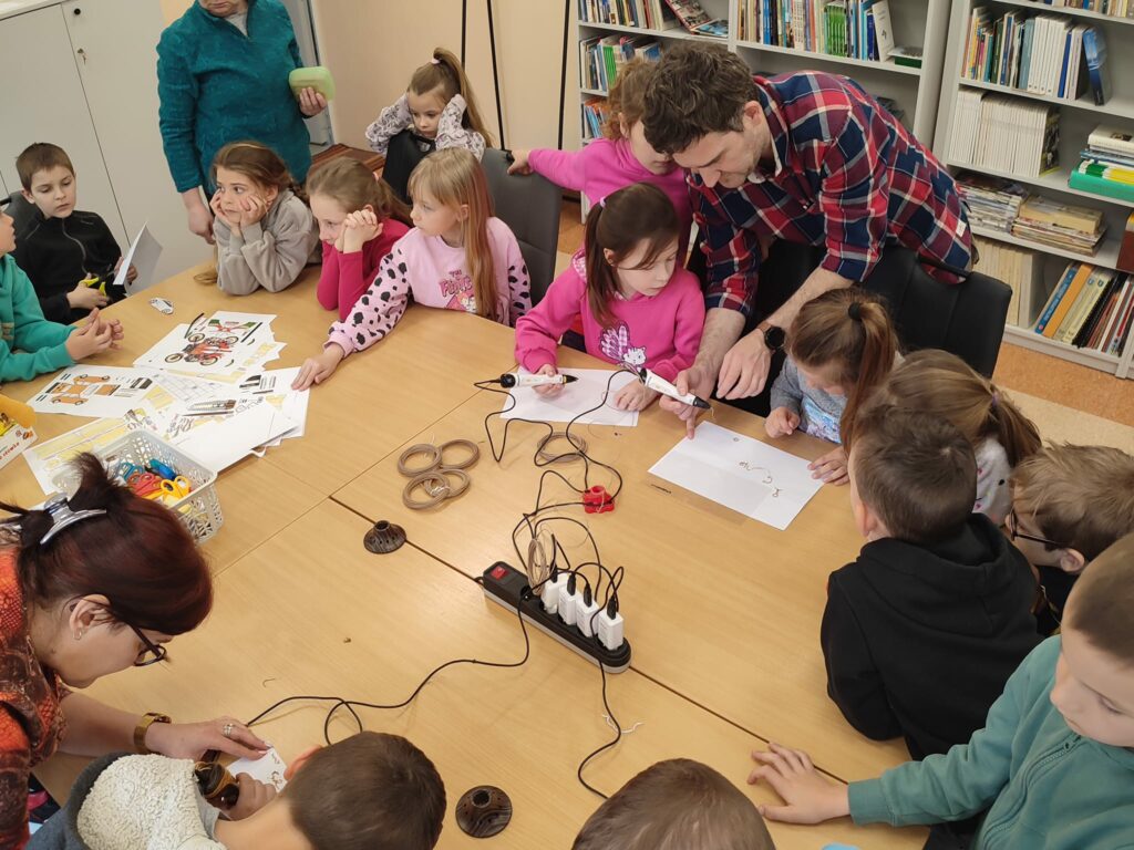 Zajęcia dla dzieci i młodzieży przybyłych z miejscowości Polna koło Grybowa