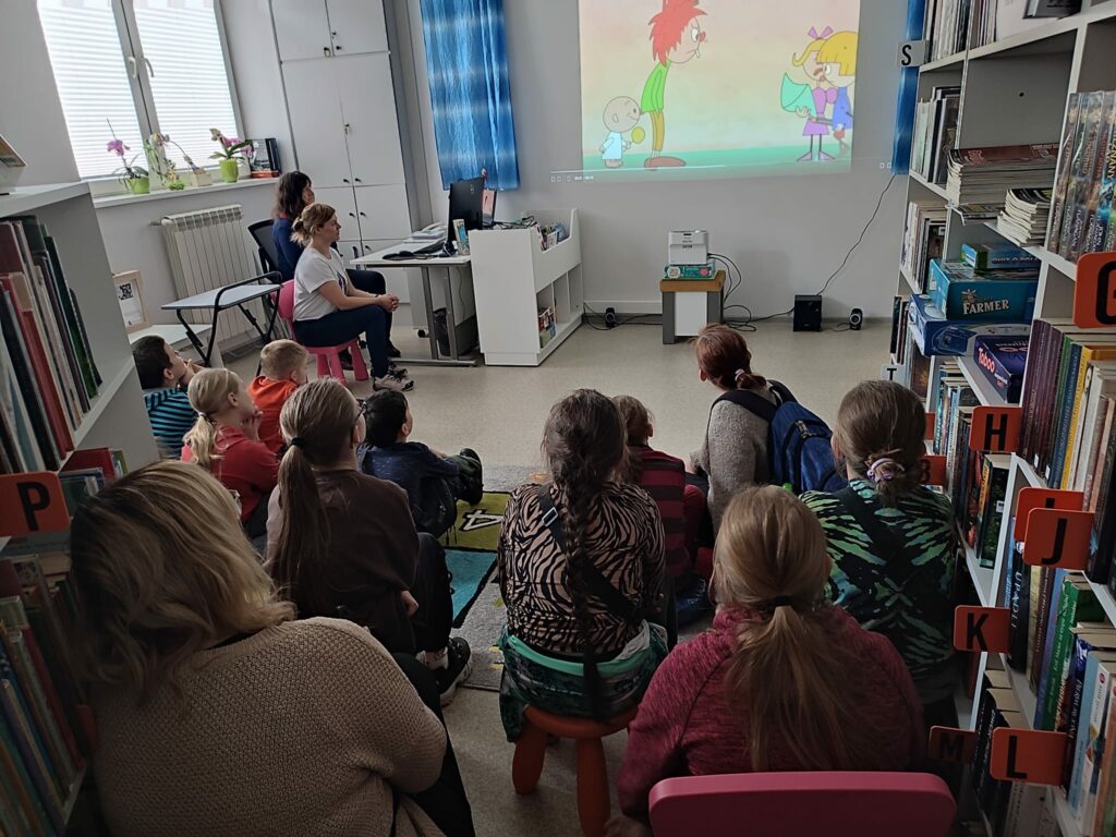 Zajęcia dla dzieci i młodzieży przybyłych z miejscowości Polna koło Grybowa
