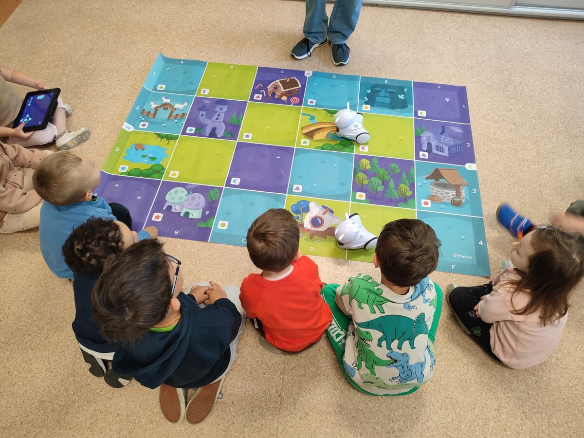 Wizyta dzieci z przedszkola Montessori