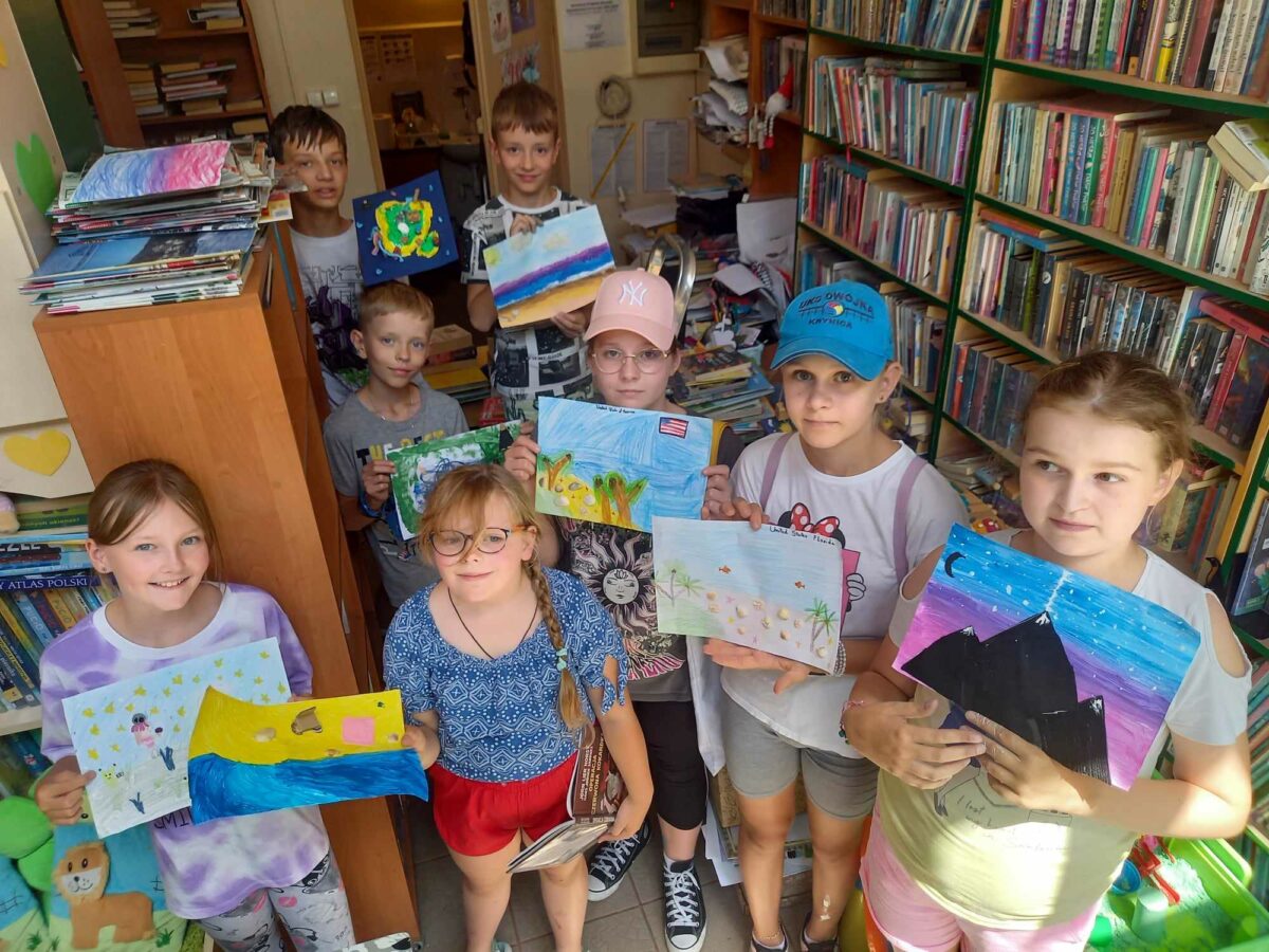 ZAJĘCIA WAKACYJNE W BIBLIOTECE NA ŹRÓDLANEJ CZAS ZACZĄĆ