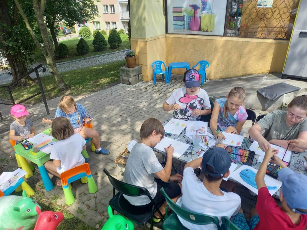 Zajęcia wakacyjne w filii na Źródlanej