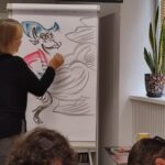 Ilustratorka Małgorzata Flis prowadzi warsztaty