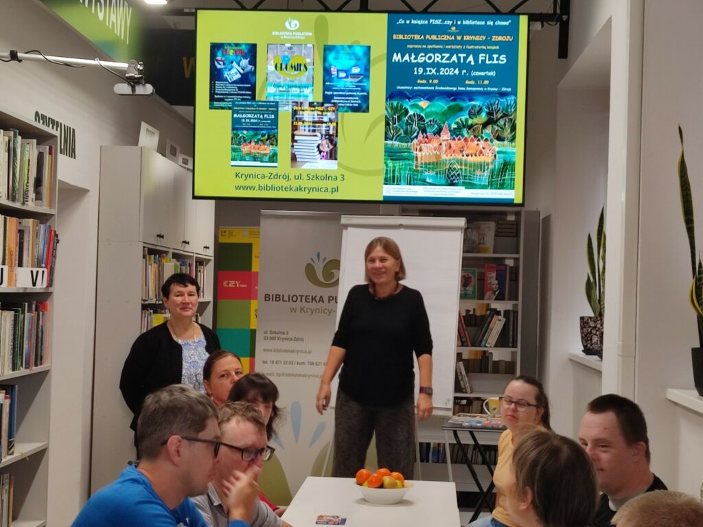 Ilustratorka Małgorzata Flis prowadzi warsztaty
