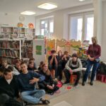 Młodzież z Tylicza z wizytą w naszej bibliotece