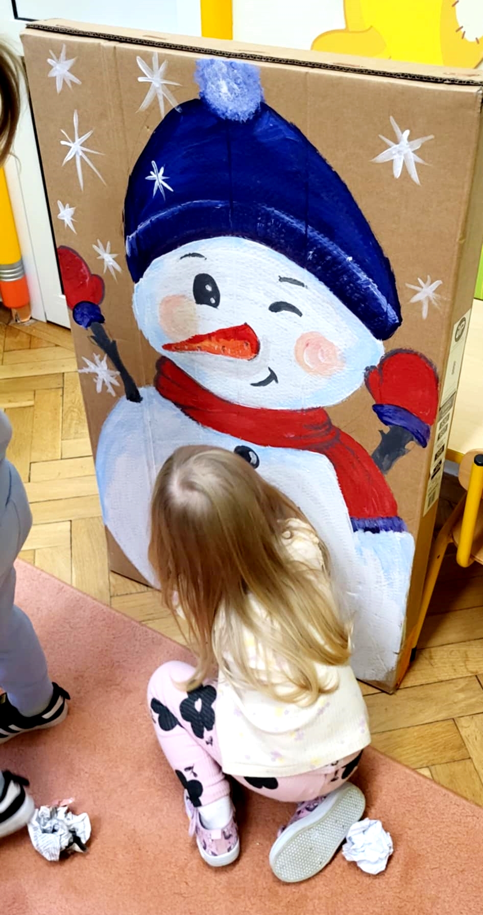 Nasz przyjaciel bałwanek – zajęcia czytelnicze w ochronce