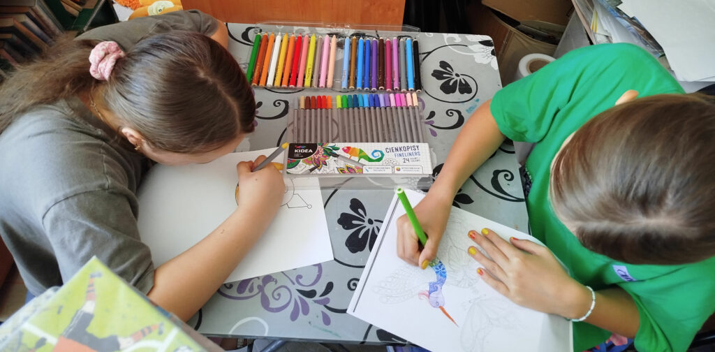 Zajęcia wakacyjne w filii na Źródlanej