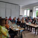 Warsztaty  z Natalią Kościńską dla bibliotekarzy i partnerów w bibliotece.
