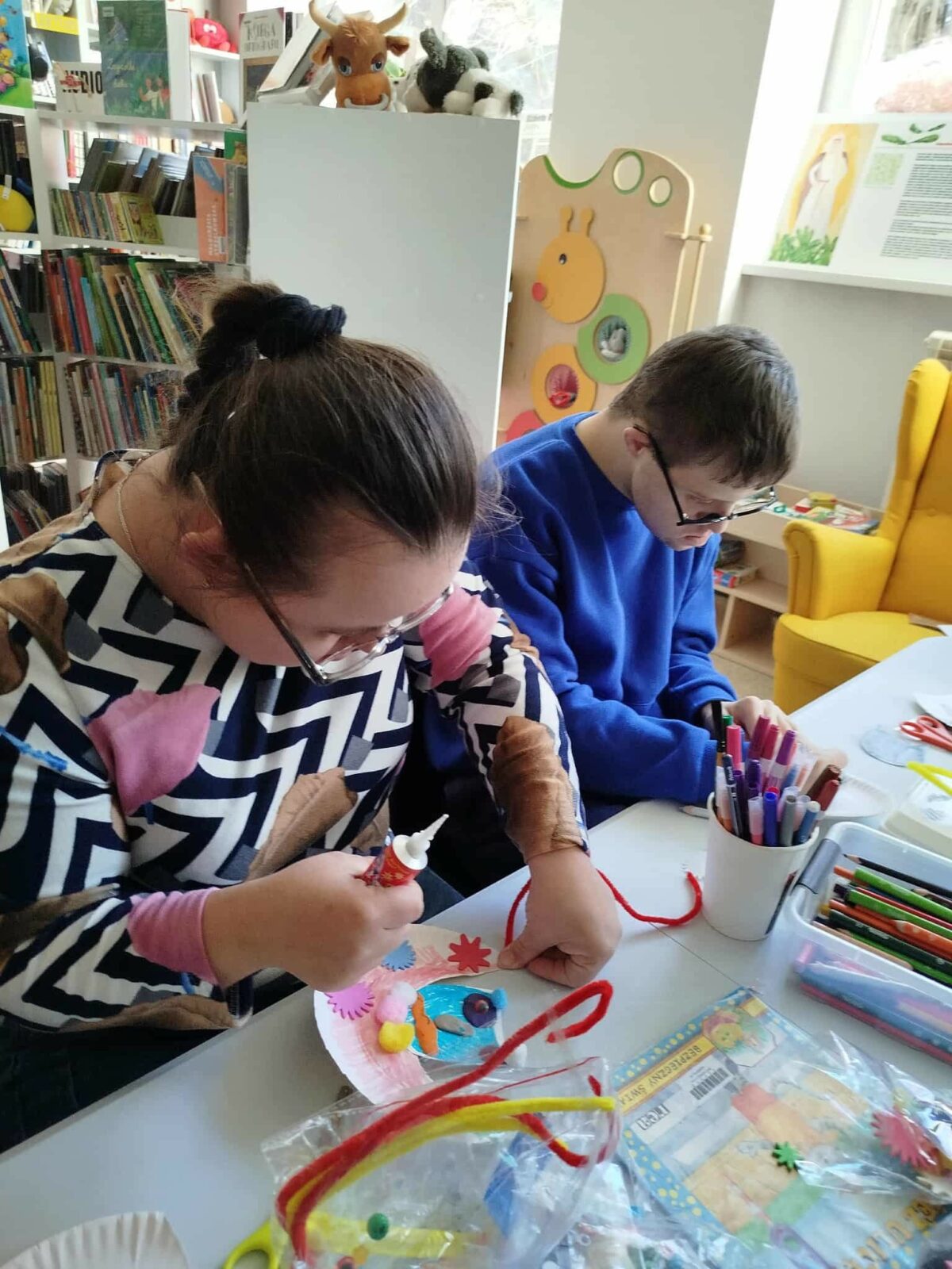 Dziś w naszej bibliotece było naprawdę milutko!