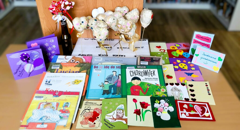 Na zdjęciu prezentowane książki, bajeczki dla dzieci