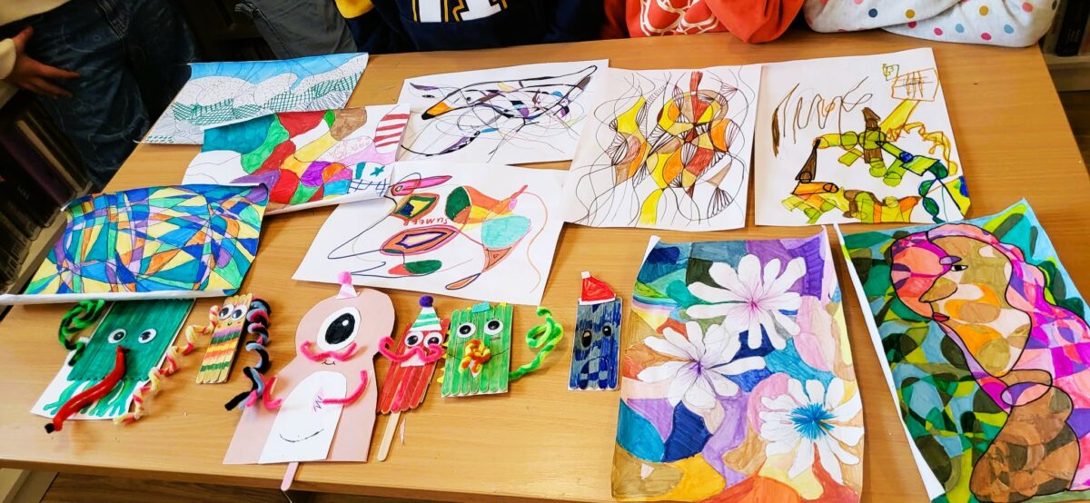 Kolorowe ferie w filii na Czarnym Potoku