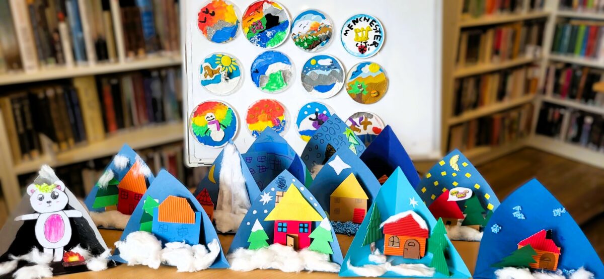 Zimowe krajobrazy 3D – Kolorowe ferie w bibliotece