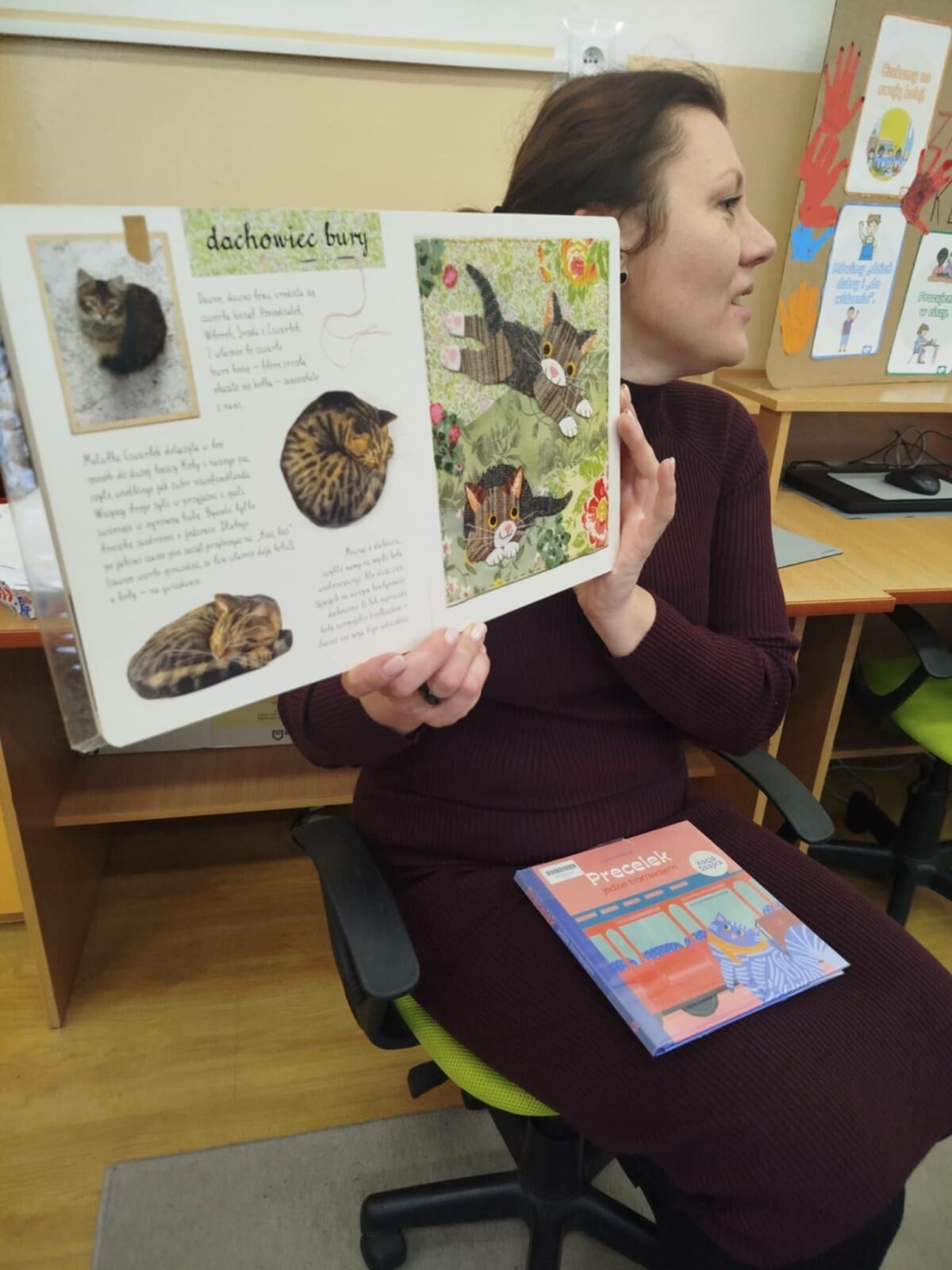 Dzień kota w Szkole Podstawowej w Mochnaczce Niżnej.