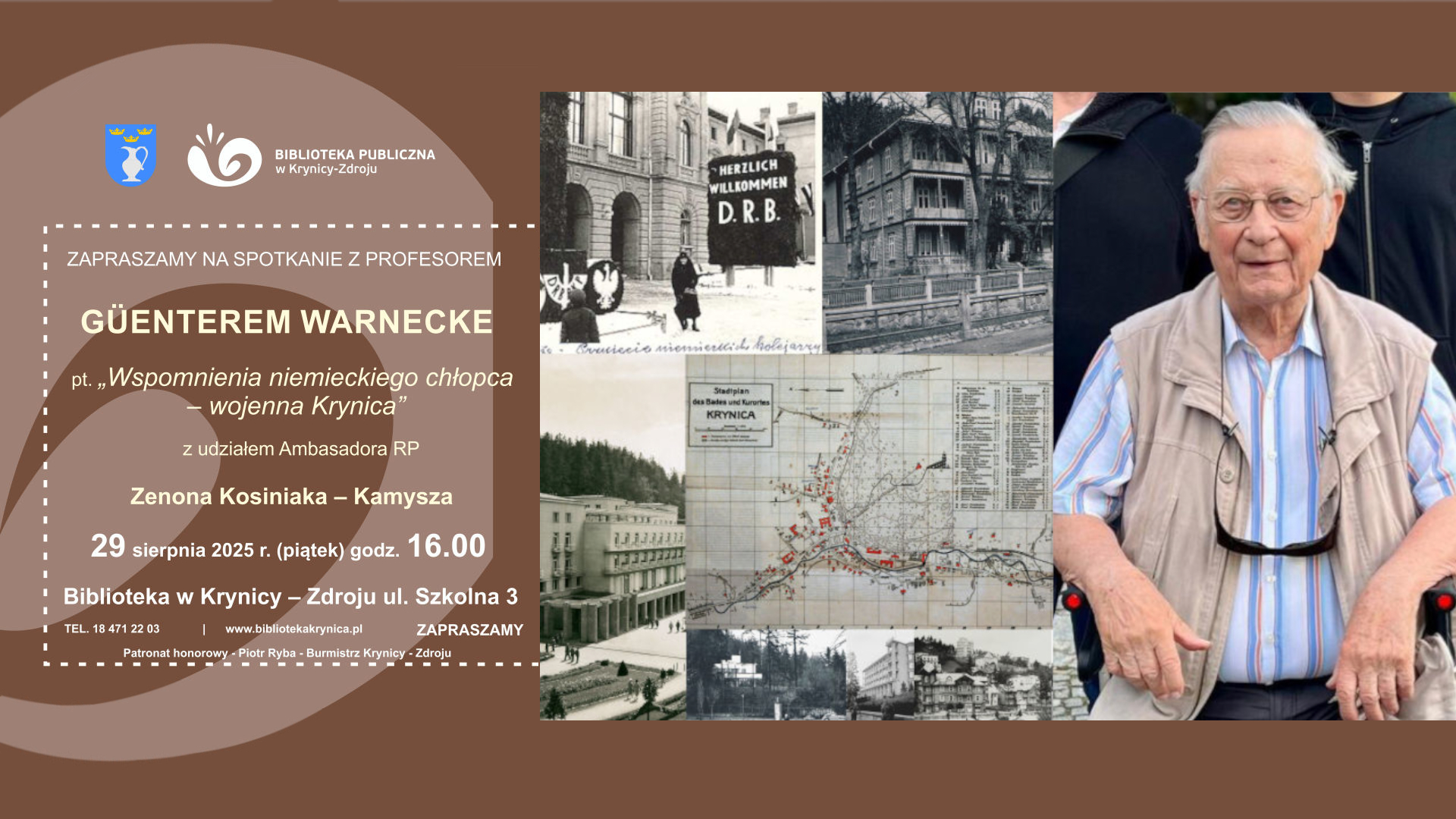 Güenter Warnecke w Krynicy-Zdroju, 2025-08-29