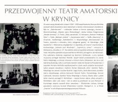 Tradycje teatralne Krynicy