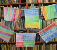 Zimowe witraże w filii Bereście