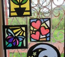 Jaworzynki z filii na Czarnym Potoku tworzą witraże