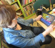 Jaworzynki z filii na Czarnym Potoku tworzą witraże