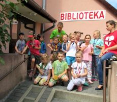 Wizyta sportowca w filii na Czarnym Potoku.